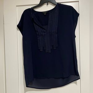 Women’s J Crew Navy Silk Top - Sz 4